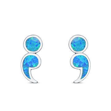 semicolon Earrings